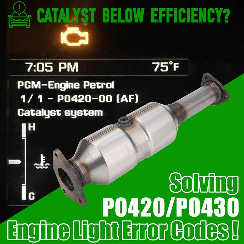 FOMIUZY Front Catalytic Converter Kit Direct-Fit Honda Accord 2003 2004