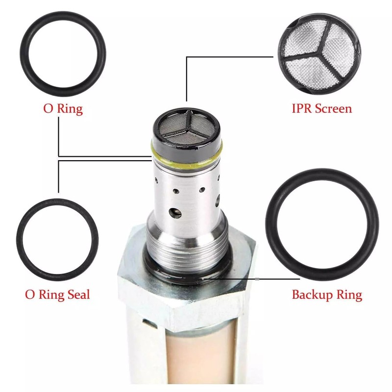 TEXVOKIE IPR Valve Socket with Seal Kit Fit for Ford