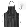 EHDWXVZM 1 x Striped Apron, 1 x Hook, Water and