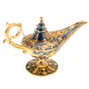 Metal Carved Hollow Legend Lamp Hollow Aladdin Magic Genie Light