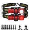 Spriak High Lumens LED Rechargeable Headlamp for Adults - Hard