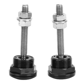 Pack of 2 Bonnet Lock, 2 Pieces Universal Aluminium Car Hood Pins Quick Release Push Button Bumper Clip Locks for Bonnet Bumper (22 mm)