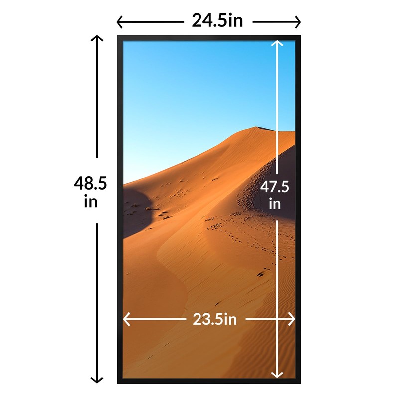 LaVie Home 24x48 Picture Frame for Wall Display, 24x48 Black