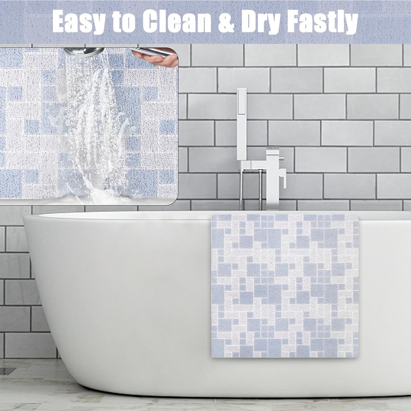 Square Shower Mat Non Slip: 36 x 36 Inch Bath