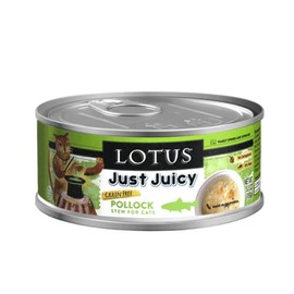 Lotus Just Juicy Cat Canned Food, 24 By 5.3 Oz, Pollock Stew