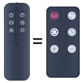 HZIME New Replacement Remote Control Compatible for Hunter Digital Ceramic Tower Heater HPQ15C-EA 72016 HPQ15F-E HPQ15C-EA-R