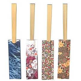 Made in Japan, 50 Pairs Chopsticks, With Kimono Bags, Cedar, Made in Japan (Japan Without Individual Wrapping) 9.4 inches (24 cm)