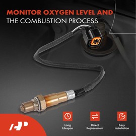 A-Premium - Sensor de oxígeno O2 compatible con Hyundai Accent 2000-2011 y Kia Rio 2006-2011, Rio5 2006-2011, 1.5L 1.6L, Upstream y Downstream, juego de 2 piezas, reemplazar # 25024349, 3921023950