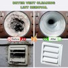 Sealegend 2 Pieces Dryer Vent Cleaner Kit Dryer Lint Vacuum