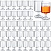 FillTouch 48 Pcs Reusable Plastic Goblets Bulk, 8 oz Plastic