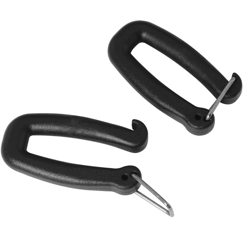 LUORNG 10PCS Detachable Square Elastic Hook Buckle Outdoor Rucksack Satchel