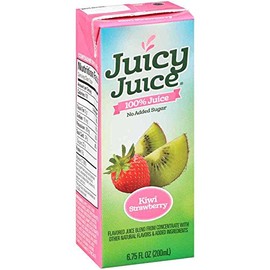 Juicy Juice 100 Percent Kiwi Strawberry Juice, 6. 75 Fluid Ounce -- 32 per case.