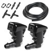 OTUAYAUTO Front Windshield Washer Nozzle Kit Replacement for 2007-2011 Ford