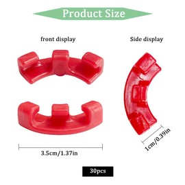 QEQSHQO Pack of 30 Gardening Plant Support Fixture Plant Growth Bender Clips Climbing Plants Attachment Plant Control Bending Clips Plant Branches (90 Degrees)