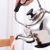 PRETYZOOM Stainless Steel Whistling Tea Kettle with Built-in Tea Strainer