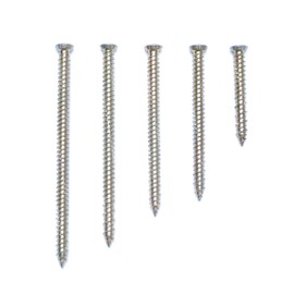 A4 Stainless Steel 7.5Ø Concrete Screw Countersunk Torx UPVC Frame Door Fixing Anti Corrosion (10, 7.5 x 72mm)