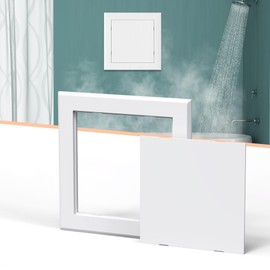 GCGOODS 10" x 10" Self-Adhesive Access Panel for Drywall, Plastic Wall Access Panel, Plumbing & Ceiling Access Panel, Wall Hole Cover for Drywall, Easy Install & Paintable