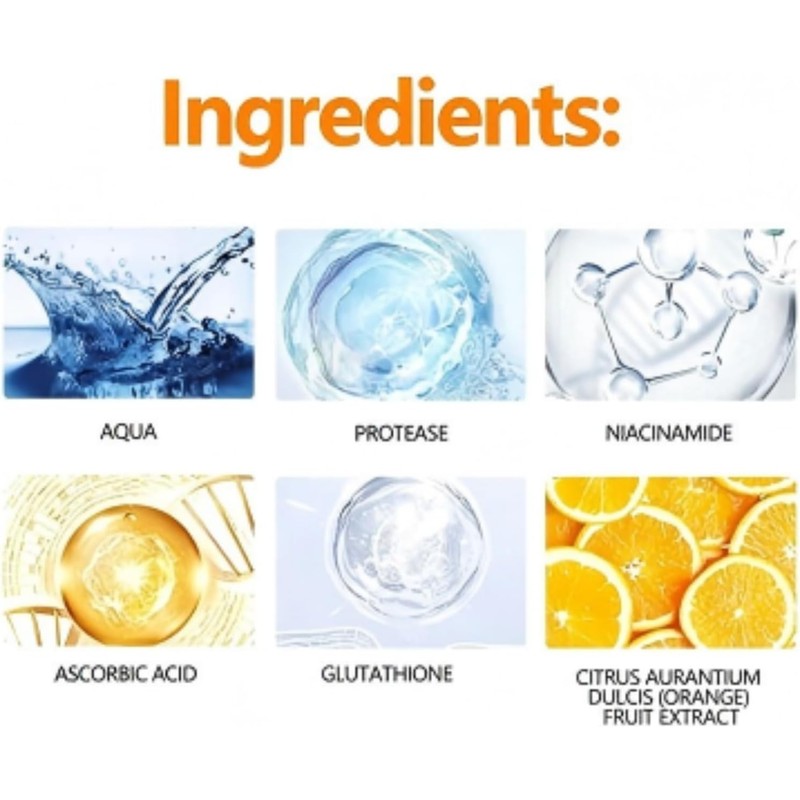 Orange Enzymes Exfoliating Gel Purifying Scrub Deep Cleans Pores All