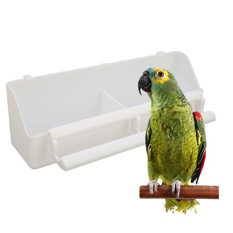 HEEPDD Alimentador de Jaula para Pájaros, Vasos de Alimentación de