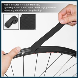TUCKBOLD 700C Bike Wheel Rim Strip Rim Tape Liner Tube Band PVC Black Pair Automotive Parts