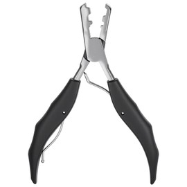 Fusion Bond Crusher Tool for Keratin Hair Extensions, Tinsel Hair Extensions Tools Kit,Flat Tip Pre-Bonded HairExtension Pliers, Professional Hairextension Tool