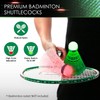 Badminton Shuttlecocks, Badminton Birdies 4pcs - Lighting Glow in The