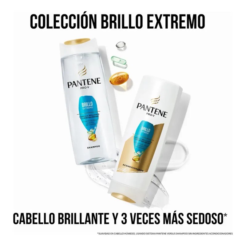 Shampoo Pantene Pro-V Brillo Extremo 750 ml