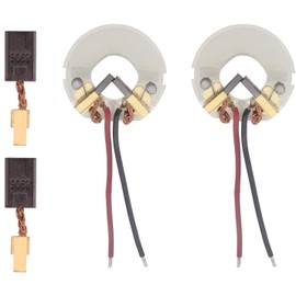 2X Carbon Brush Holders & Pair of Carbon Brushes 3x8x13mm Compatible w/HILTI SFC14A SFC14-A SFC 22-A 22A Power Tools Parts