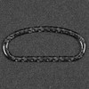 Carbon Fiber Skylight Handle Trim Frame Inner Decoration Fit for