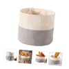 Ciieeo 1pc Cotton Rope Basket Bread Storage Rattan Basket Bag