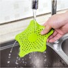 3-Piece Starfish Silicone Sink Strainer Set for Hair Catching