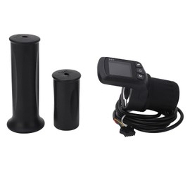 Electric Bike Meter Kit ABS LCD Display Panel Half Handle Grip and 5P Common Wire 24V 36V 48V 60V