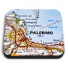 1 x Square MDF Fridge Magnet - Palermo European Italy