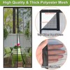 Risareyi Magnetic Fly Screens for Doors 90x180cm, Black Mesh Mosquito