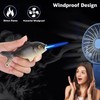 Torch Lighter, Unique Prawns-Shaped Design Butane Lighter, Creative Koi-Fish-Shaped Adjustable