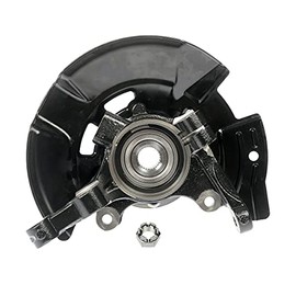 AutoShack KN798467 Complete Steering Knuckle & Wheel Bearing Hub Assembly 5 Lugs with ABS without Sport Suspension Front Driver Side Replacement for 2011 2012 2013 Hyundai Sonata 2.4L FWD