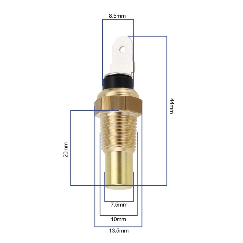 YINETTECH 1PC Motorcycle Water Temperature Sensor OE: 34850-50A00 Coolant Temperature