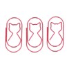 4 Box Cute Cat Paper Clip Fun Shaped Plated Surface
