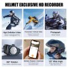 Unbranded Motorcycle Helmet Headset with 1080P WIFi Camera Bluetooth Call