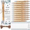 PIAOPIAONIU 20 Sets Employee Appreciation Gifts Include Thank You Wood