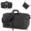 Vomgomfom 65L Foldable Nylon Travel Duffle Bag with Separate Shoe