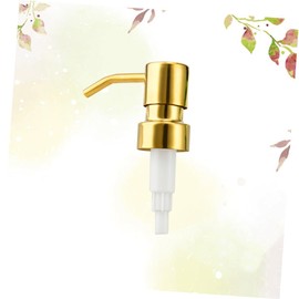 Ciieeo Shampoo and Lotion Pump Plated Replacement Caps for Emulsion Bottles Pump Dispenser for Home and Bathroom Use