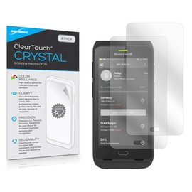 BoxWave Screen Protector Compatible with Honeywell Dolphin CT40 - ClearTouch Crystal (2-Pack), HD Film Skin - Shields from Scratches for Honeywell Dolphin CT40