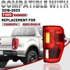 HECASA LED Tail Lights Assembly Compatible with 2019-2023 Ford Ranger