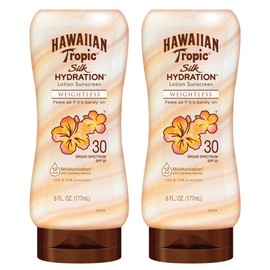 Protector Solar Hawaiian Tropic Weightless Hydration Spf 30 180 Ml X2 - Venta Internacional.