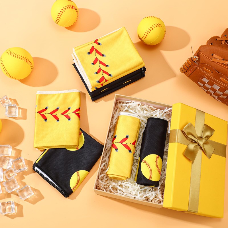 Remagr 12 Pcs Softball Cooling Towels 30" x 9" Softball