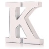 giftwarez Vintage White Wooden K Letter