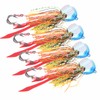 4Pcs 65g Fishing Artificial Baits Silicone Skirts Lures with Hook