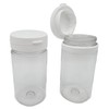 2 x Clear 100ml Flip Top Paint Pots Refillable for