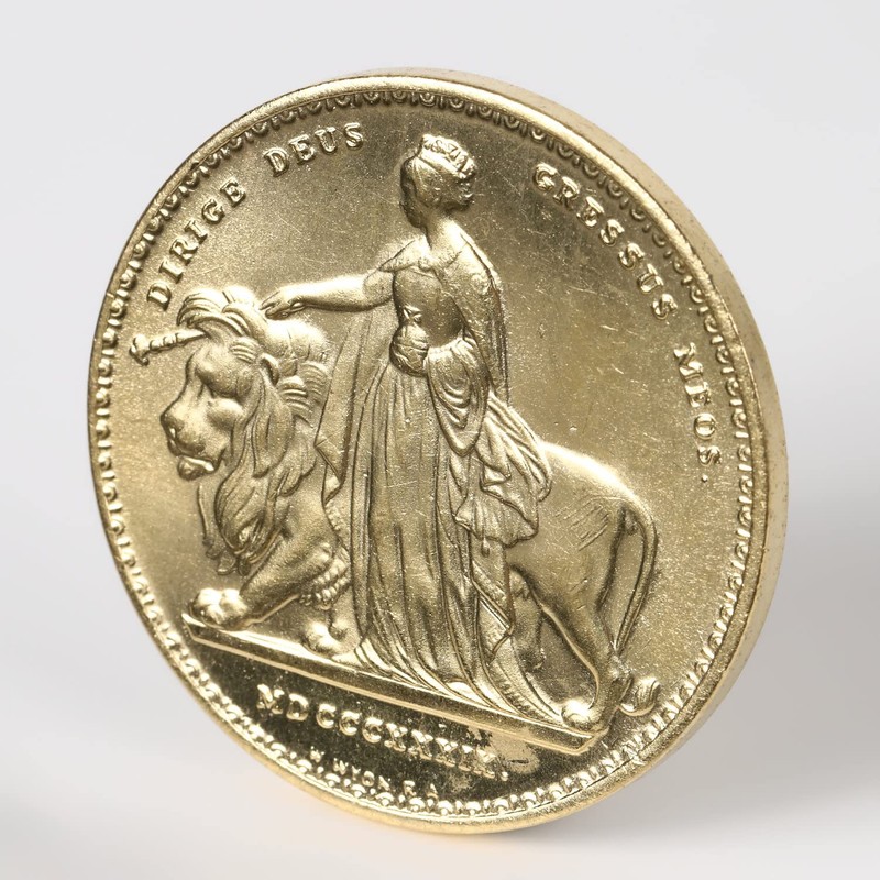 British Una and Lion Young Victoria Gold Coin Replica